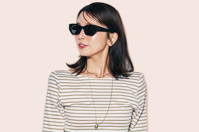 ショッピングDAYは【肩パッドTシャツ】でラクちんワンツーでも感度高く