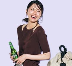オシャレの即効性◎【レイヤード風ニット】で8月最後の夜飲みへ