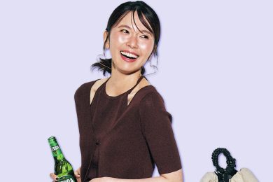 オシャレの即効性◎【レイヤード風ニット】で8月最後の夜飲みへ