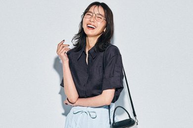 夏はこれを真似すればOK！40代【ワイドパンツコーデ】見本帳⑧。洒落る足元の正解は？