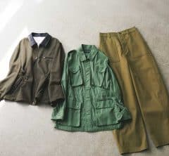 今、改めて40代に大ブームの【カーキ】。スタイリストが推す「キレイめ名品」4選