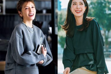 【急に肌寒い日、なに着る？】部屋着に見えない！40代の「上品スウェット」3選