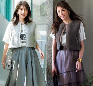 【夏Tシャツの生活感を消す！】まだ半袖でいたい日の「初秋ジレ＆ベスト」3選