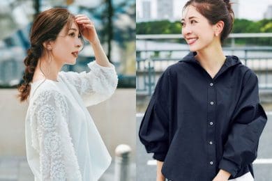 【気温は高いけど空気が涼しい】今、何着る？40代にちょうどいい「ブラウス＆シャツ」3選