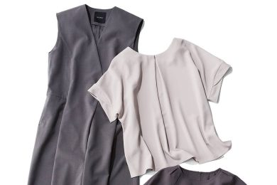 【気温30℃】ジャケット脱いでも”汗じみゼロ”！働く40代の「機能性グレー」名品〈4選〉