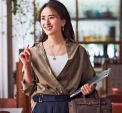9月から大活躍【ワイドパンツ】コーデ4選!「ウエストマーク」で体型キレイ見え