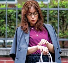 【学校説明会コーデ】秋色T&ツイードパンツでジャケットの固さをやわらげて