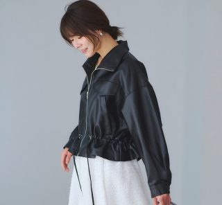 【レザージャケットって難しそう？】大人カジュアルに馴染む1万円台の「主役アウター」