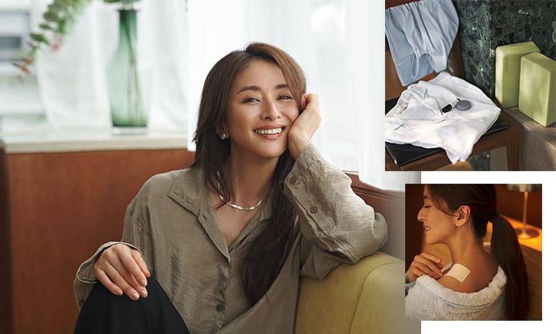 「肩こり、だるさが強く…」クリス-ウェブ 佳子さん「なんとなく不調」を乗り切る【スタメンご自愛習慣】