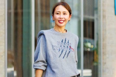オシャレ40代に「ふんわりスカート・パンツ」が流行中！リアルランチコーデ【SNAP】