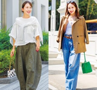 【秋デニム】オシャレ40代はどう履く？〈SNAP〉人気は「ゆったりシルエット」