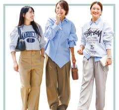 【秋トップス×ワイドパンツ】コーデ！オシャレ40代〈SNAP12選〉これが今季のお手本！