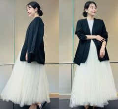 【1つあると絶対便利!】秋冬イベントもお出かけも網羅する、40代の「チュールスカート」