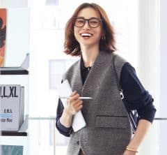 【40代のお仕事コーデ】美シルエットパンツならジャケットなしでも凛とした佇まいに