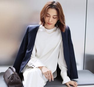 【40代のお仕事コーデ】祝・昇進！キャリアの転機を有能セットアップが後押し