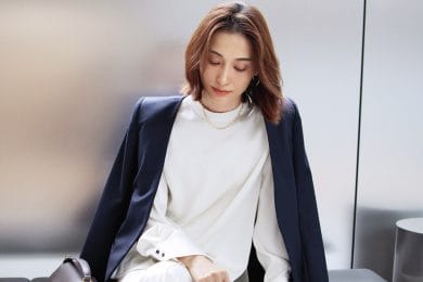 【40代のお仕事コーデ】祝・昇進！キャリアの転機を有能セットアップが後押し