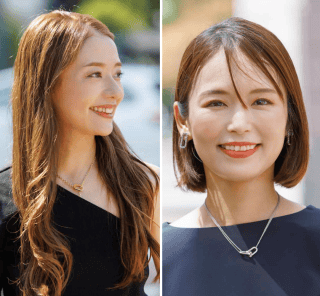 〈STORY読者スナップ〉 大人の髪はツヤ命！ 関西ミニボブ・名古屋ロング