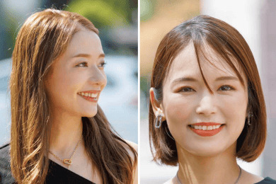 〈STORY読者スナップ〉 大人の髪はツヤ命！ 関西ミニボブ・名古屋ロング