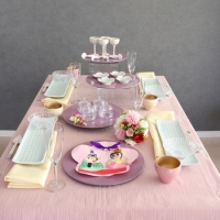 桃の節句のテーブル