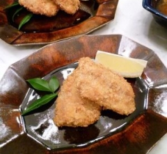 今夜は鯵フライ