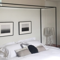 お姫様気分♪<br />クールな天蓋で<br />心地よい眠りへ