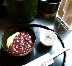 冬の『くずきり』と『粟餅ぜんざい』