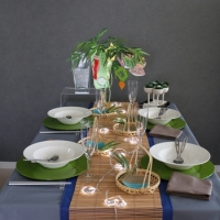 七夕のテーブルコーディネート