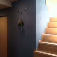 壁、塗りました!