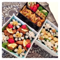 運動会のお弁当とコーディネート